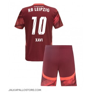 RB Leipzig Xavi Simons #10 Vieraspaita Lapsille 2024-25 Lyhythihainen (+ shortsit)